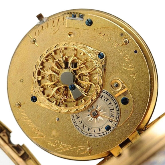 Swiss decorative verge watch for the Chinese market Circa 1810 Swiss decorative verge watch for the Chinese market Circa 1810