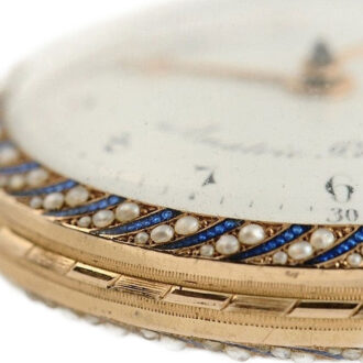 Swiss decorative verge watch for the Chinese market Circa 1810