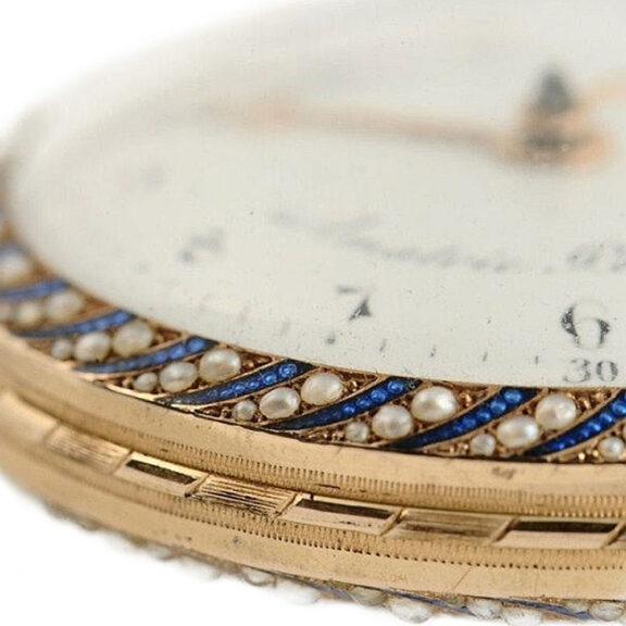 Swiss decorative verge watch for the Chinese market Circa 1810 Swiss decorative verge watch for the Chinese market Circa 1810