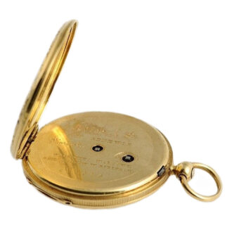 Swiss enamelled gold watch for the Polish market Circa 1850