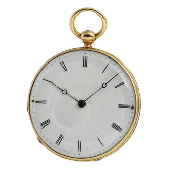 Swiss enamelled gold watch for the Polish market Circa 1850