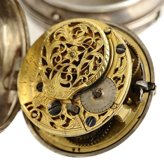 English pair cased verge made for the Japanese market Circa 1760 English pair cased verge made for the Japanese market Circa 1760