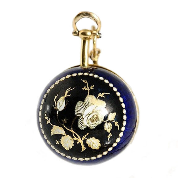 Swiss miniature ball shaped pendant watch Circa 1800 Swiss miniature ball shaped pendant watch Circa 1800