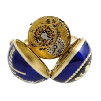 Swiss miniature ball shaped pendant watch Circa 1800