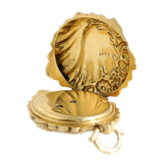 Swiss rare and very fine petal form fob watch Circa 1845