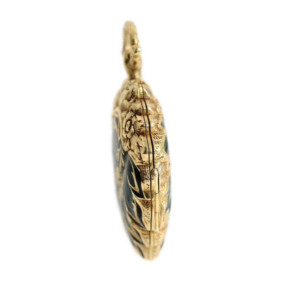 Swiss rare and very fine petal form fob watch Circa 1845 Swiss rare and very fine petal form fob watch Circa 1845