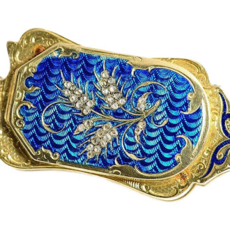Swiss very elegant lorgnette with concealed watch Circa 1850