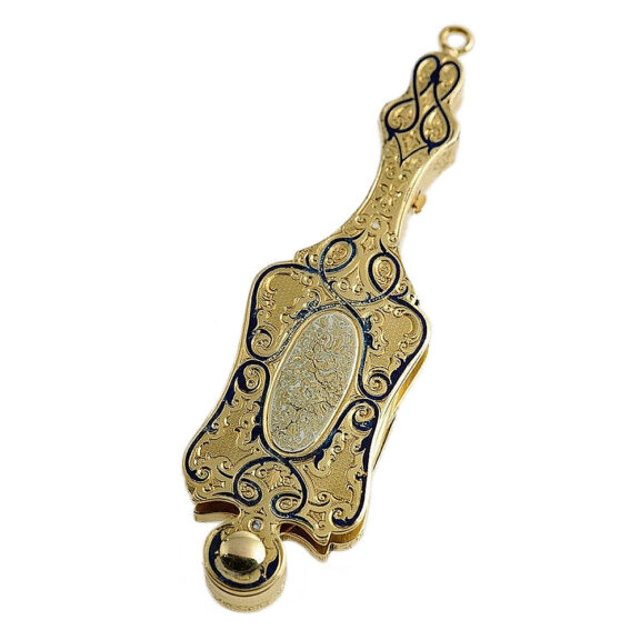 Swiss very elegant lorgnette with concealed watch Circa 1850 Swiss very elegant lorgnette with concealed watch Circa 1850