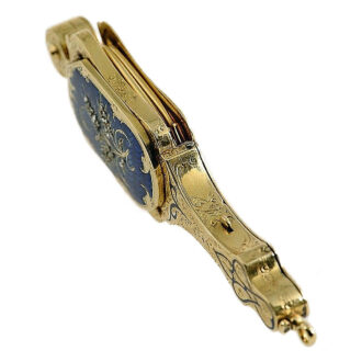 Swiss very elegant lorgnette with concealed watch Circa 1850