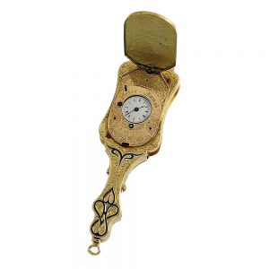 Swiss very elegant lorgnette with concealed watch Circa 1850