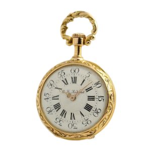 French pendant watch with corresponding brooch Circa 1890