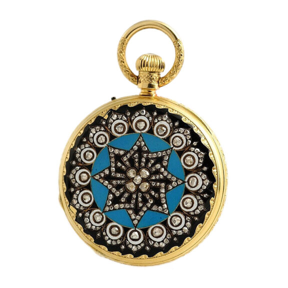 English exquisite pocket watch for the Indian market Circa 1874