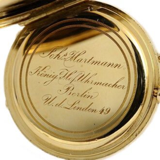 German decorative diamond-set lady's pocket watch Circa 1900