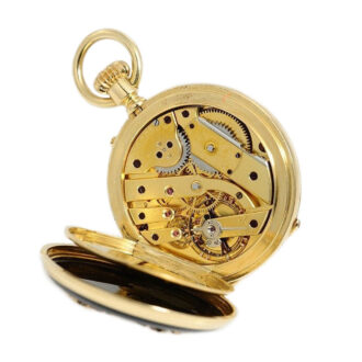 German decorative diamond-set lady's pocket watch Circa 1900