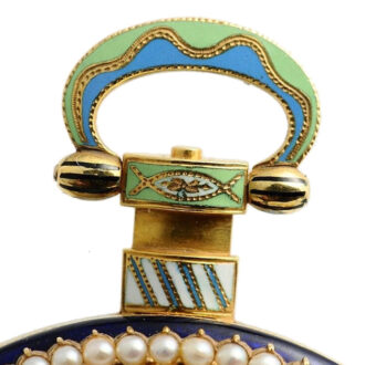 English gold enamel watch for the Chinese market Circa 1830