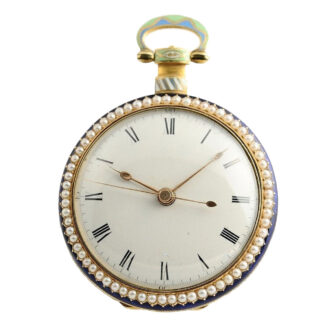 English gold enamel watch for the Chinese market Circa 1830
