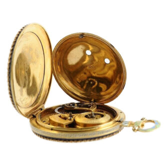 English gold enamel watch for the Chinese market Circa 1830
