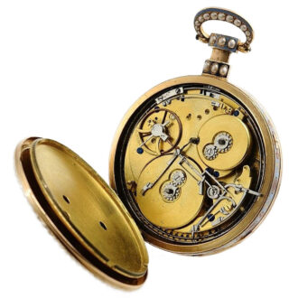 Swiss gold musical repeater for the Chinese market Circa 1820