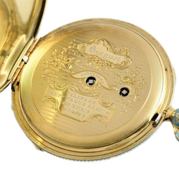 Swiss gold enamel pocket watch for Ottoman market Circa 1840 Swiss gold enamel pocket watch for Ottoman market Circa 1840