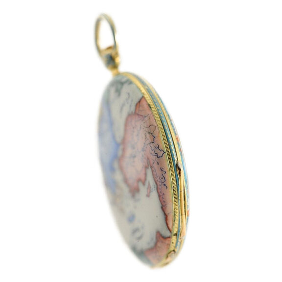 Swiss gold enamel pocket watch for Ottoman market Circa 1840 Swiss gold enamel pocket watch for Ottoman market Circa 1840
