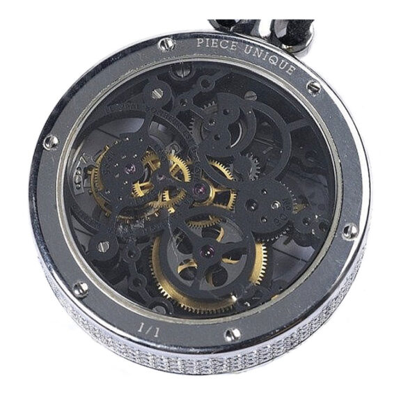 French skeletonized watch with visible tourbillon Circa 1995 French skeletonized watch with visible tourbillon Circa 1995