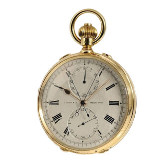 French chronometer with split seconds chronograph Circa 1930 French chronometer with split seconds chronograph Circa 1930