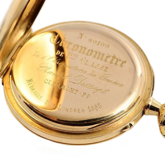 French chronometer with indirect center seconds Circa 1880 French chronometer with indirect center seconds Circa 1880