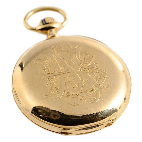 French chronometer with indirect center seconds Circa 1880 French chronometer with indirect center seconds Circa 1880