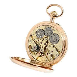 Swiss pocket watch with stoppable centre seconds Circa 1900 Swiss pocket watch with stoppable centre seconds Circa 1900
