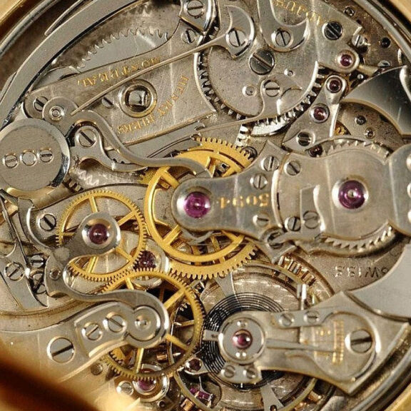 Swiss minute repeating watch with chronograph Circa 1893 Swiss minute repeating watch with chronograph Circa 1893