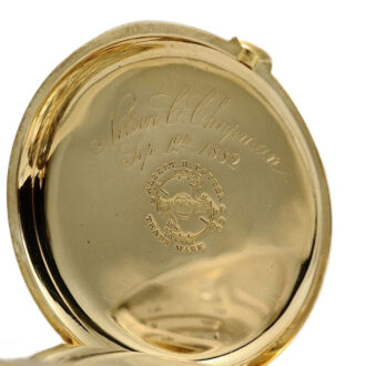 Swiss rare pocket watch with date and moon phase Circa 1880