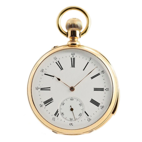 Swiss quarter repeating gentleman's pocket watch Circa 1875