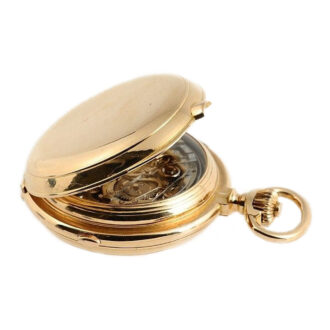Swiss gold repeating perpetual calendar chronograph Circa 1890
