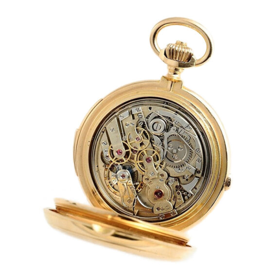 Swiss gold repeating perpetual calendar chronograph Circa 1890 Swiss gold repeating perpetual calendar chronograph Circa 1890