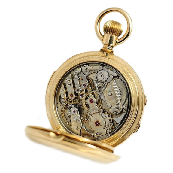 Swiss minute repeating split seconds chronograph Circa 1910 Swiss minute repeating split seconds chronograph Circa 1910
