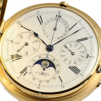 English astronomical chronograph with full calendar Circa 1890