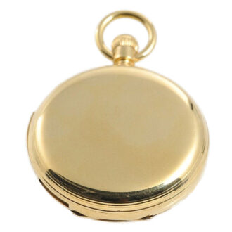 English 18k gold repeating lever with full calendar Circa 1887