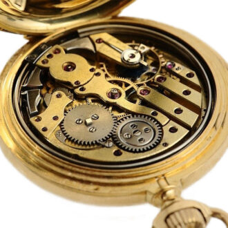 Swiss gold repeater with Westminster carillon Circa 1896