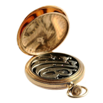 Swiss gold hunter watch for the American market Circa 1885