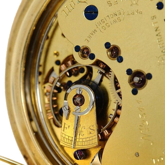 English 18 carat gold complicated chronograph Circa 1898 English 18 carat gold complicated chronograph Circa 1898