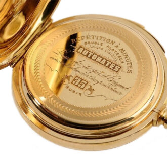 Swiss gold and enamel repeater with Jacquemarts Circa 1895 Swiss gold and enamel repeater with Jacquemarts Circa 1895