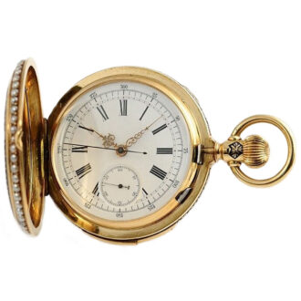 Swiss gold minute repeater for the Chinese market Circa 1890