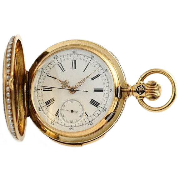 Swiss gold minute repeater for the Chinese market Circa 1890 Swiss gold minute repeater for the Chinese market Circa 1890