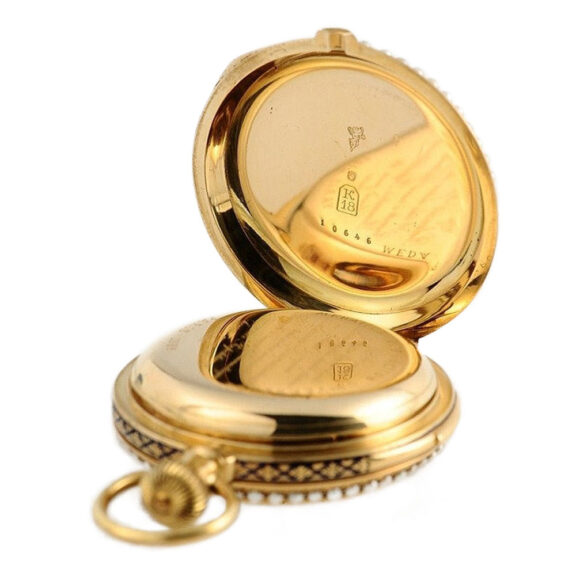 Swiss gold minute repeater for the Chinese market Circa 1890 Swiss gold minute repeater for the Chinese market Circa 1890