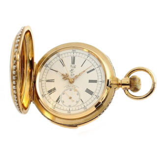 Swiss gold minute repeater for the Chinese market Circa 1890