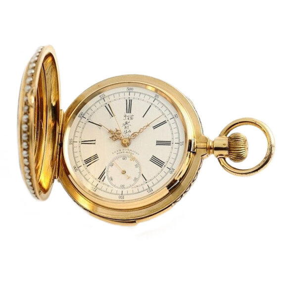 Swiss gold minute repeater for the Chinese market Circa 1890 Swiss gold minute repeater for the Chinese market Circa 1890