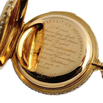 Swiss gold minute repeater for the Chinese market Circa 1890