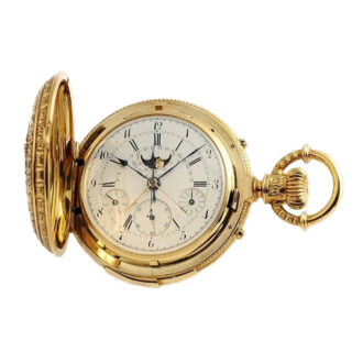 Swiss gold repeating astronomical chronograph Circa 1890