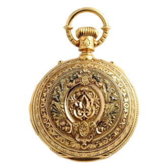 Swiss gold repeating astronomical chronograph Circa 1890