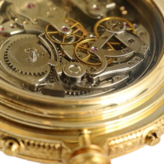 Swiss gold repeating astronomical chronograph Circa 1890